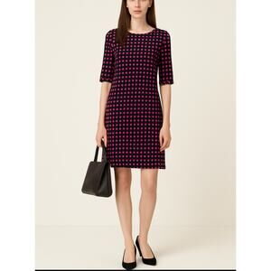 Gap Navy & Pink Polka Dot Vicki Shift Dress - Size Extra Small XS